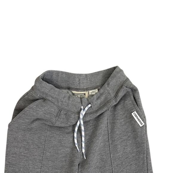 Converse All Star Grey Cotton Fleece Sweatpants Joggers Size Youth Medium 10/12 - Picture 4 of 4
